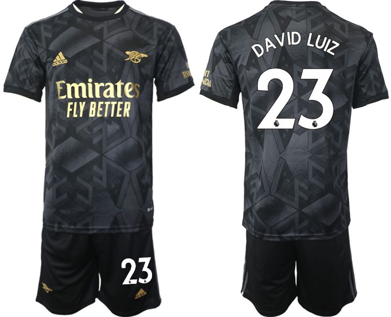 Men 2022-2023 Club Arsenal away black #23 Soccer Jersey